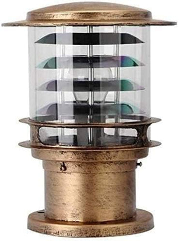 Bracket Light E27 Energy Saving Light Column Headlight Pathway Lighting Light Patio Post Headlight Waterproof Outdoor Landscape Garden Lawn Light,Bronze
