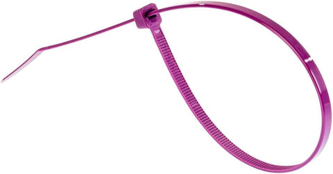 Gocableties Purple Cable Ties, 300mm x 3.6mm, Bulk Pack of 1000, 12” Premium Nylon Zip Ties, Multi-Purpose Plastic Tie Wraps, Secure Self-Locking Mechanism, for Home, Garden, Office and DIY