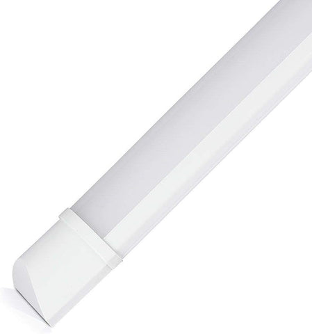 White LED light strip on a white background