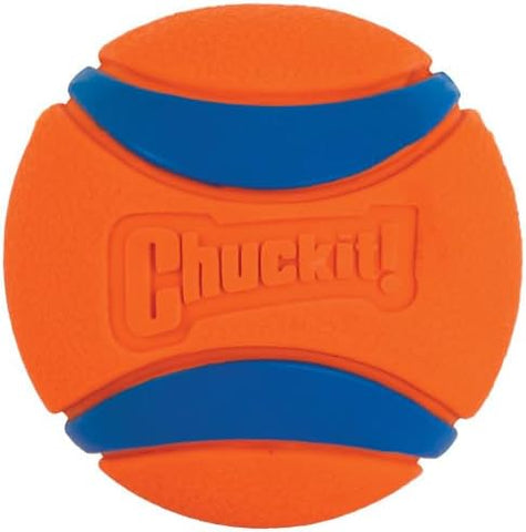 Chuckit Ultra Ball Dog Toy – Durable Rubber Fetch Balls, Large, Pack of 2