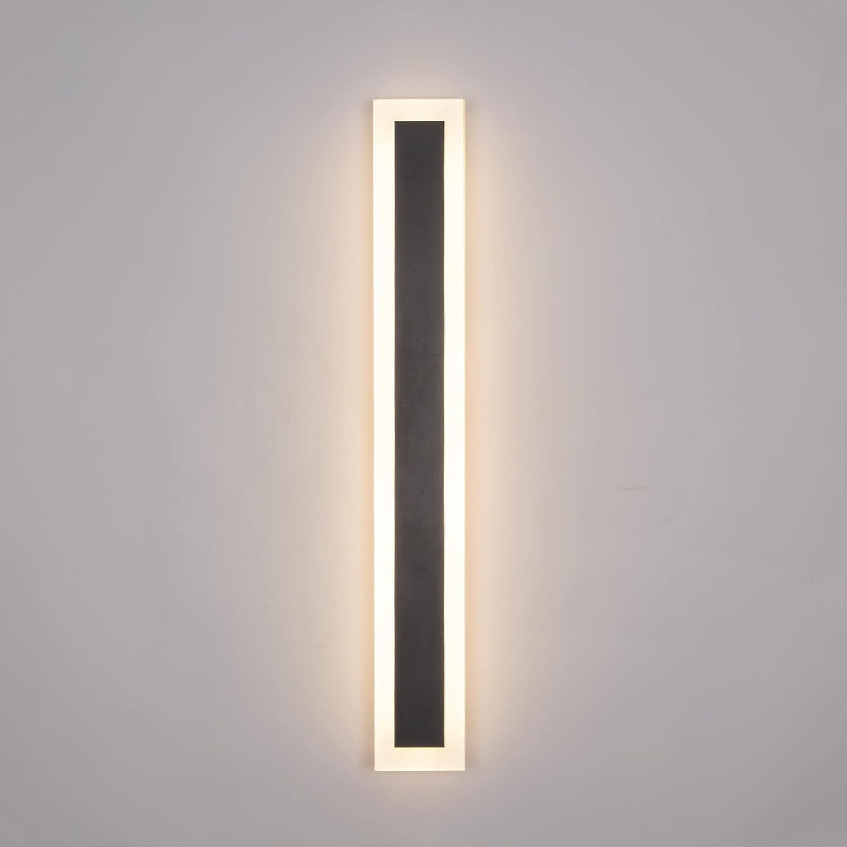 Outdoor Wall Lights, 12W-60CM LED Wall Light， Rectangular Modern Wall Sconces, White Acrylic Proch Lighting，for Garden,Courtyard, Balcony(3000K)