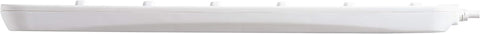 Masterplug Six Socket Rewireable Trailing Socket with Power Indicator and Individual Switches, without Plug and Cable, White