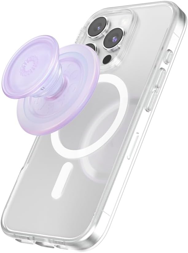 PopSockets MagSafe Phone Grip with Kickstand – Clear Opalescent