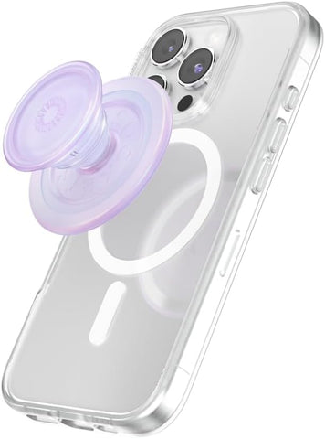 PopSockets MagSafe Phone Grip with Kickstand – Clear Opalescent