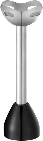 3-in-1 Hand Blender & Electric Chopper – 700ml Beaker, 500ml Bowl, Whisk, 2 Speeds + Pulse, Stainless Steel – Matte Charcoal