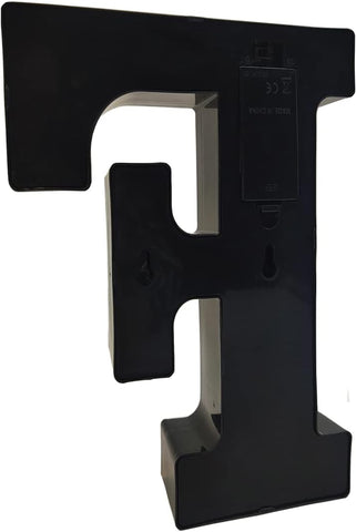 LED  Letter F Battery Powered Light
