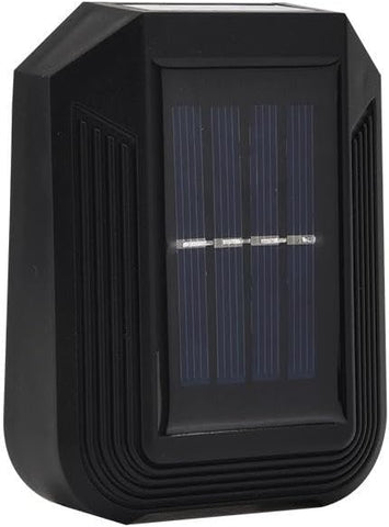 SOLARI 6 Led 2 Directional Solar Wall Light. Outdoor Waterproof Solar Daylight Sensor Garden/House wall, Staircase, Pathway, Fence Lighting. Dusk to Dawn Auto On/Off.
