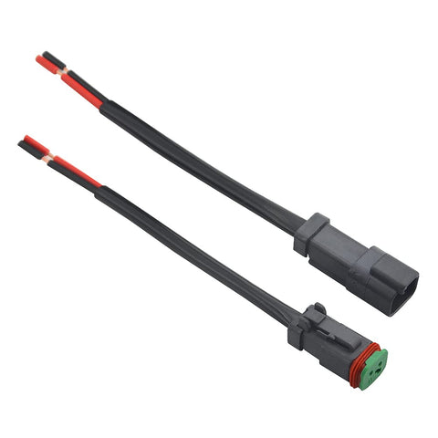 2 Pin Waterproof Wiring Harness Connector Pigtail