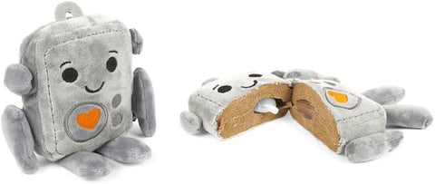 Seriously Strong Plush Robot Dog Toy for Medium Dogs