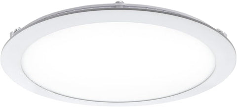 Recessed LED Ceiling Panel Light Round 20w Cool White 6500k 240mm x 240mm Cut Out 225mm Long Life Span