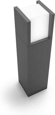 Philips LED Arbour Outdoor Pedestal Light [Anthracite - Cool White] For Outdoor Path Lighting, Patio, Drive, Garden, Borne