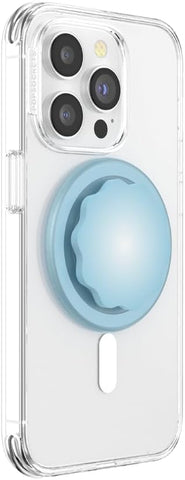 PopSockets MagSafe Phone Grip with Kickstand – Molded Flower Blue Sigh