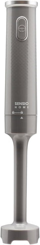 Hand Blender 200W Stick Immersion Blender – Cool Grey Handheld Electric Mixer with Stainless Steel Blade for Soups & Smoothies