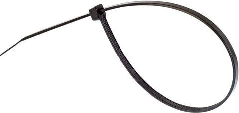 Gocableties Black Nylon Cable Ties 300mm x 4.8mm Pack of 100