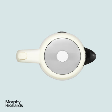 Equip 1.7L Jug Kettle – 3kW Rapid Boil, Removable Limescale Filter, Easy View Water Gauge, Stainless Steel, Cream