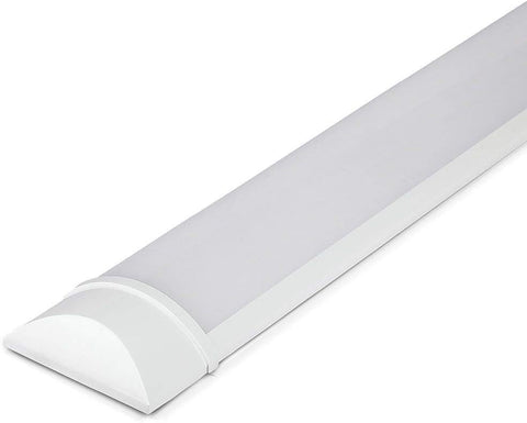 LED Batten Lights 6500K Daylight | IP20 Fluorescent Strip Ceiling Light for Home, Office, Garage & Workshop Lighting