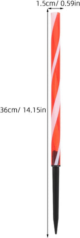 HANABASS 10 Sets Solar Light Ground Spike Replacement Stakes - Plastic Extension Poles for Outdoor Yard Pathway Lighting - Solar Lamp Repair Parts for Garden Parties