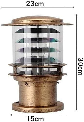 Bracket Light E27 Energy Saving Light Column Headlight Pathway Lighting Light Patio Post Headlight Waterproof Outdoor Landscape Garden Lawn Light,Bronze