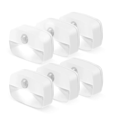 LED PIR Motion Sensor Wall Night Light – Waterproof & Battery Operated