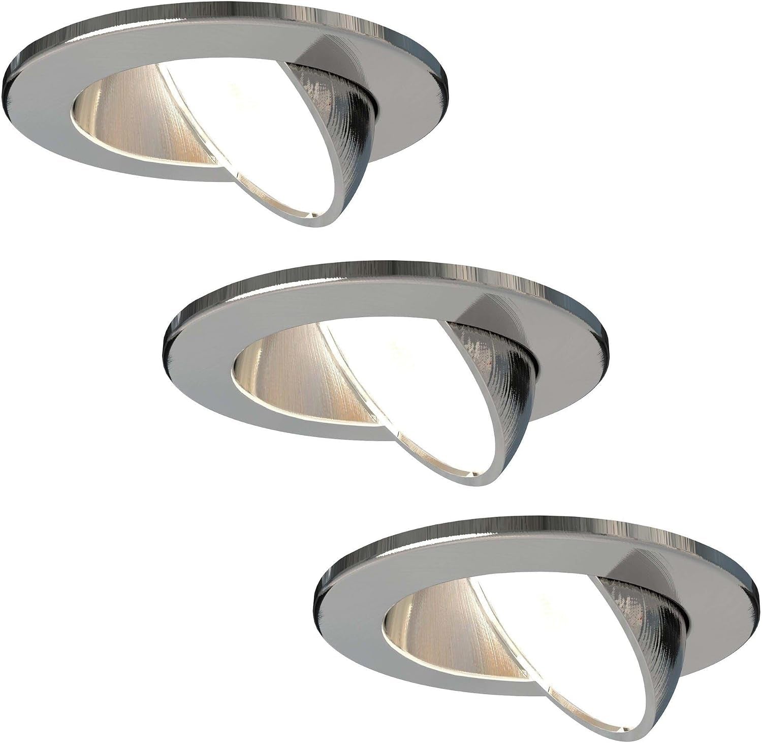 6-Pack LED Downlight White 5W CCT Waterproof IP65 Dimmable | Cutout Size Ø75Mm; Waterproof for Bathroom Shower Zone and Damp Indoor Areas