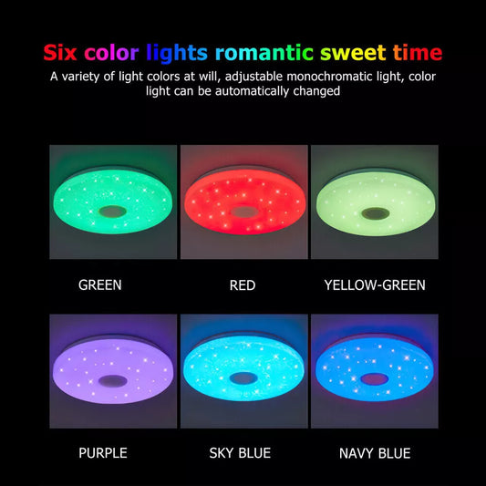 Buy Modern 48W LED Music Mounted Ceiling Light in UK - Shop Now!