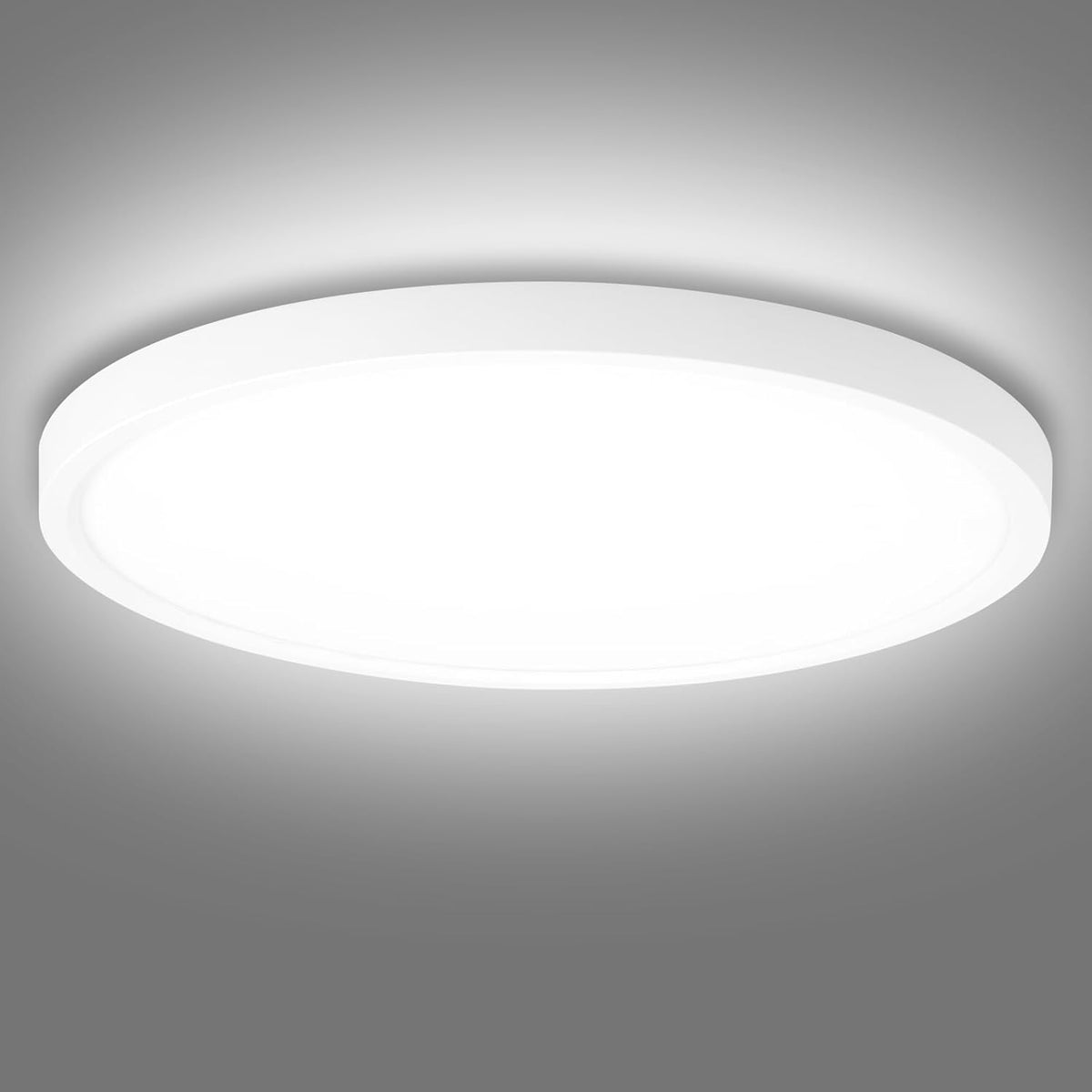 LED Ceiling Light Square, 28W 3200LM, 3 Color Temperature (3000K/4000K/6500K), IP54 Waterproof Flush Mount Light for Bathroom, Bedroom, Kitchen & Hallway