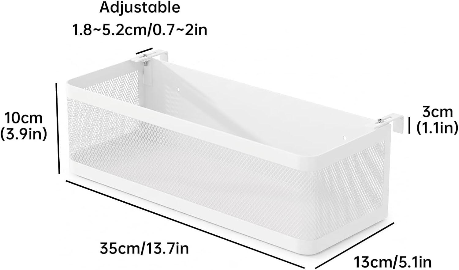 Bunk Bed Shelf, Bedside Hanging Storage Baskets for Bedroom,Hall,Cot Rails
