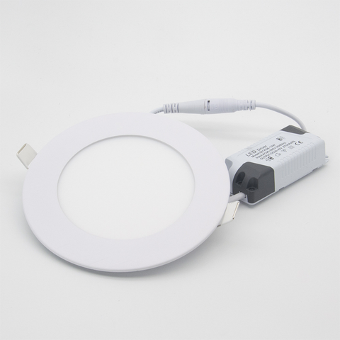 LED Round Ultra Slim Ceiling Mount Light Installed in Living Room

