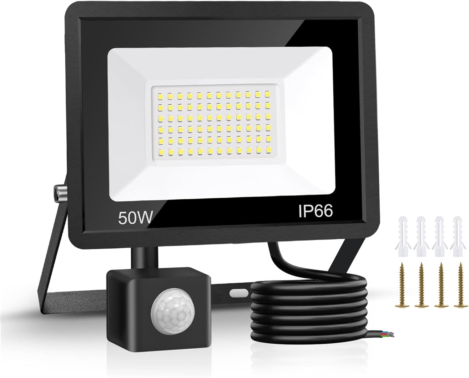 Ultra-bright 3000-lumen floodlight for backyard security

