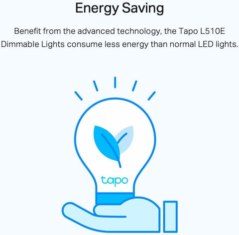 Tapo L510E 2-Pack E27 Smart WiFi LED Bulbs 8.3W