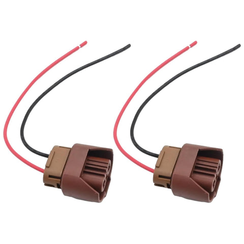 2Pcs Headlight Bulb Socket Repair Connectors Adapter Plug Wiring Harness Replacement for Toyota Auris Prewired Connectors Replaces Cable Length 15cm
