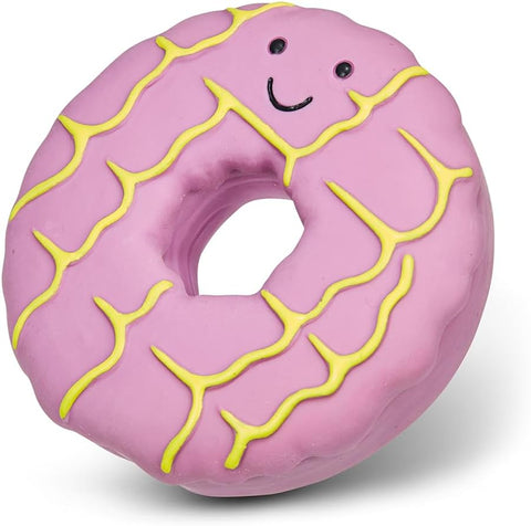 Iced Biscuit Latex Dog Toy with Squeaker