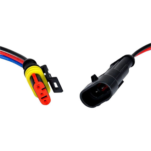 GTIWUNG 5 Kit 3 Pin Way Waterproof Electrical Connector Wire, Automotive Wire Connectors, Car Plug Socket Kit, Insulated and Sealed, Terminal Connector