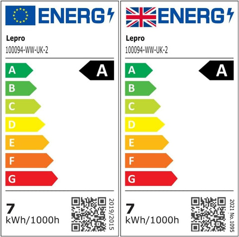 B22 LED Filament Bulb 7.2W 1521lm Warm White Pack of 2