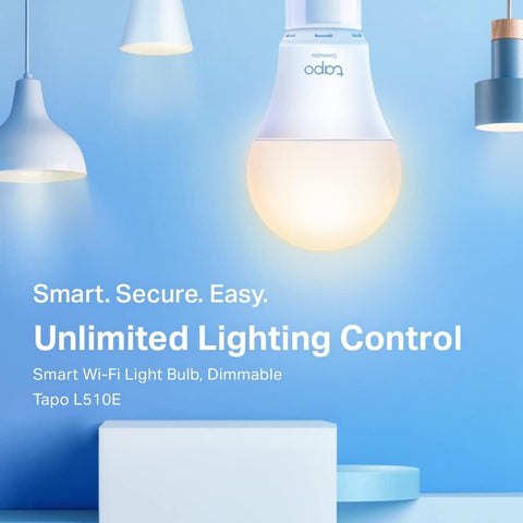 Tapo L510E 2-Pack E27 Smart WiFi LED Bulbs 8.3W