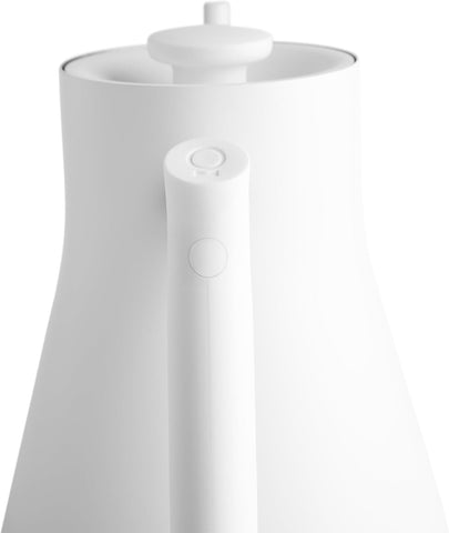 Fellow Stagg EKG 0.9L Electric Gooseneck Kettle, Matte White, Stainless Steel, Quick Heating, Pour-Over Coffee & Tea Kettle, 220V G Plug