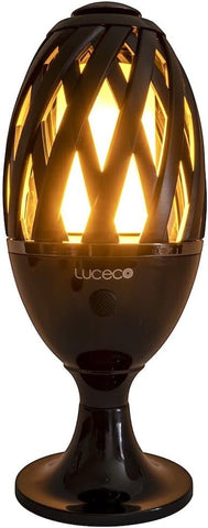 Luceco Lexflamebk-02 Exterior Decorative Ip65 Led Flame Garden Spike Light - USB Charged