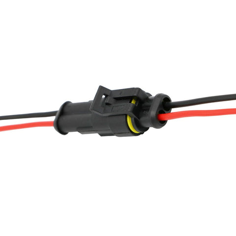GTIWUNG 5 Kit 2 Pin Way Electrical Connector Wire, Car Plug Socket Kit with Wire, Waterproof, Dustproof, Insulated and Sealed, 1.5mm Series Terminal Connector