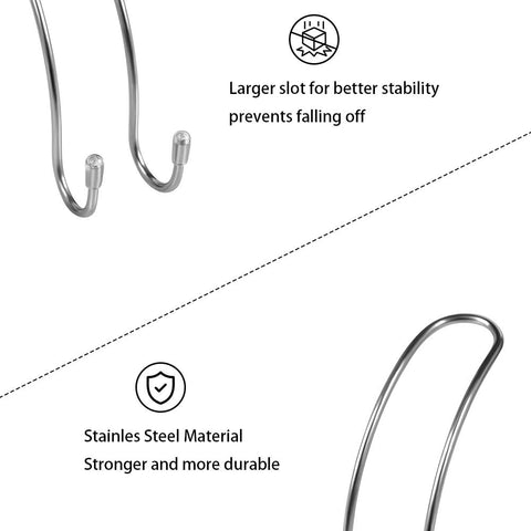 URAQT Auto Hooks, 6 Pack – Stainless Steel Car Storage Hangers
