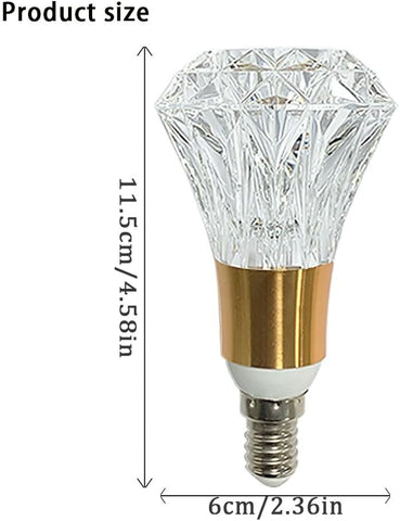 5W E14 Acrylic Crystal LED Bulb 6000K