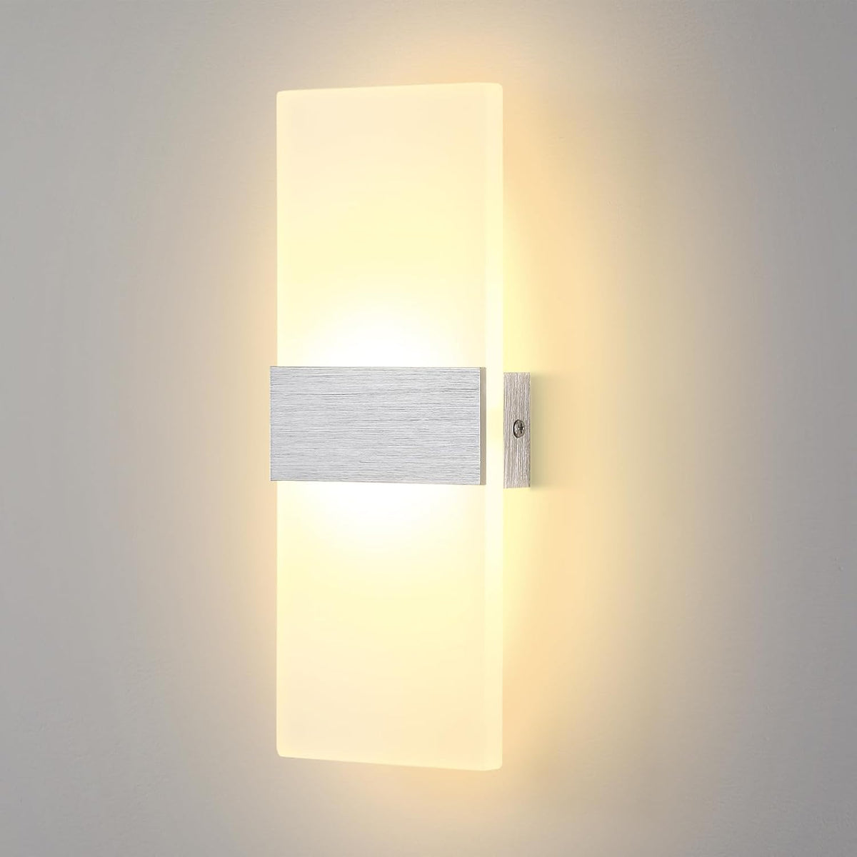 LED Wall Lamp Indoor Modern Wall Lamp Staircase up and down Indoor Lights Hallway Wall Sconce for Bedroom Corridor Living Room Staircase etc Warm White