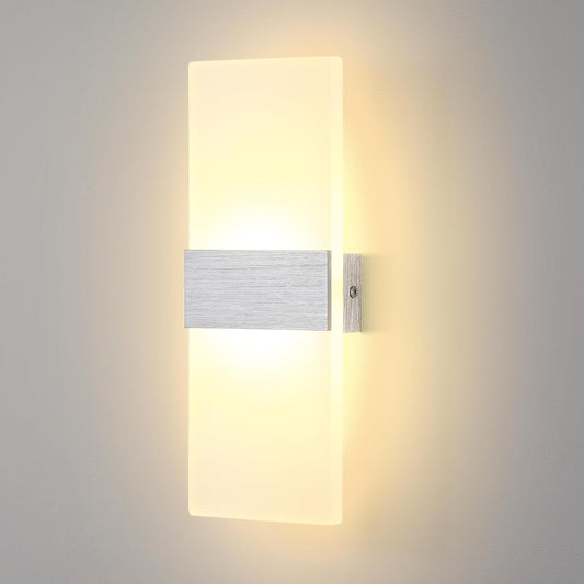 LED Wall Lamp Indoor Modern Wall Lamp Staircase up and down Indoor Lights Hallway Wall Sconce for Bedroom Corridor Living Room Staircase etc Warm White