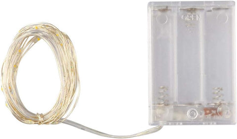 Battery Powered Red Fairy String Lights 3M with 30 LEDs – Copper Wire Decorative Lights