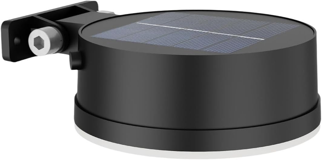 PHILIPS Lighting Vynce Outdoor Solar Path Light, Round, 1.5W, 2700K, Black, IP44 Weatherproof