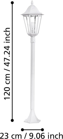 Eglo Navedo Outdoor Lamppost, Victorian Style Lighting