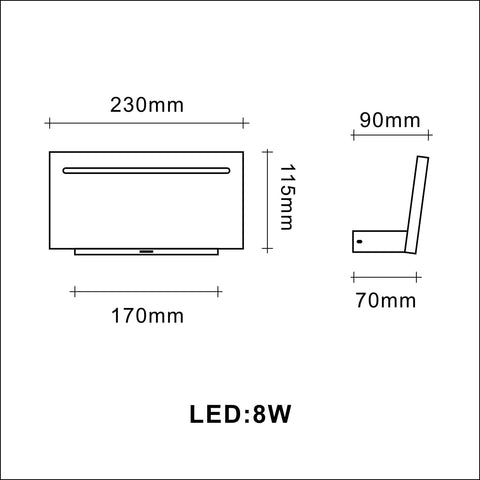 Wood Wall Light for Living Room, Led Wall Lamp for Bedroom Bed, Modern Wall Sconce with Switch,Wall Lamps Indoor for Hallway, Guest Room, Hotel, Bedside Lamp,8w,3000k Warm White, 1pcs