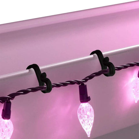 120 Pack Gutter Hooks for Outdoor Lights – Black Plastic S Hooks for Christmas Lights, Garden Decorations & Party Displays – Make Every Festive Light Feel Right at Home