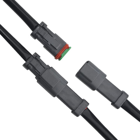 2 Pin Waterproof Wiring Harness Connector Pigtail