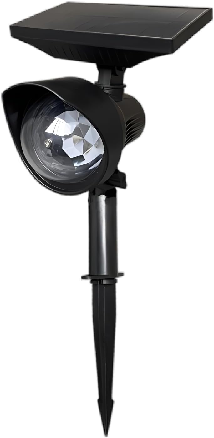 Outdoor Solar Garden Disco Ball Party Lights Portable Rotating Strobe Light Energy-Saving Pathway Landscape Lighting Solar Garden Lights Outdoor Waterproof Bulbs