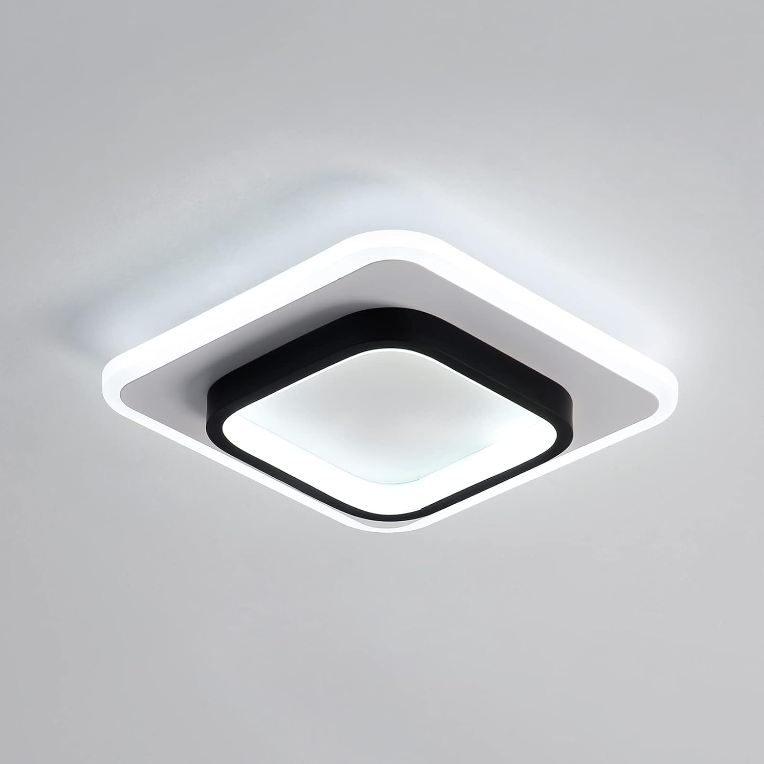 Square flush mount LED light for bedrooms

